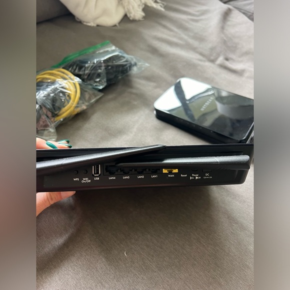 Netgear Black Wireless Router and Modem Bundle - Picture 2 of 5